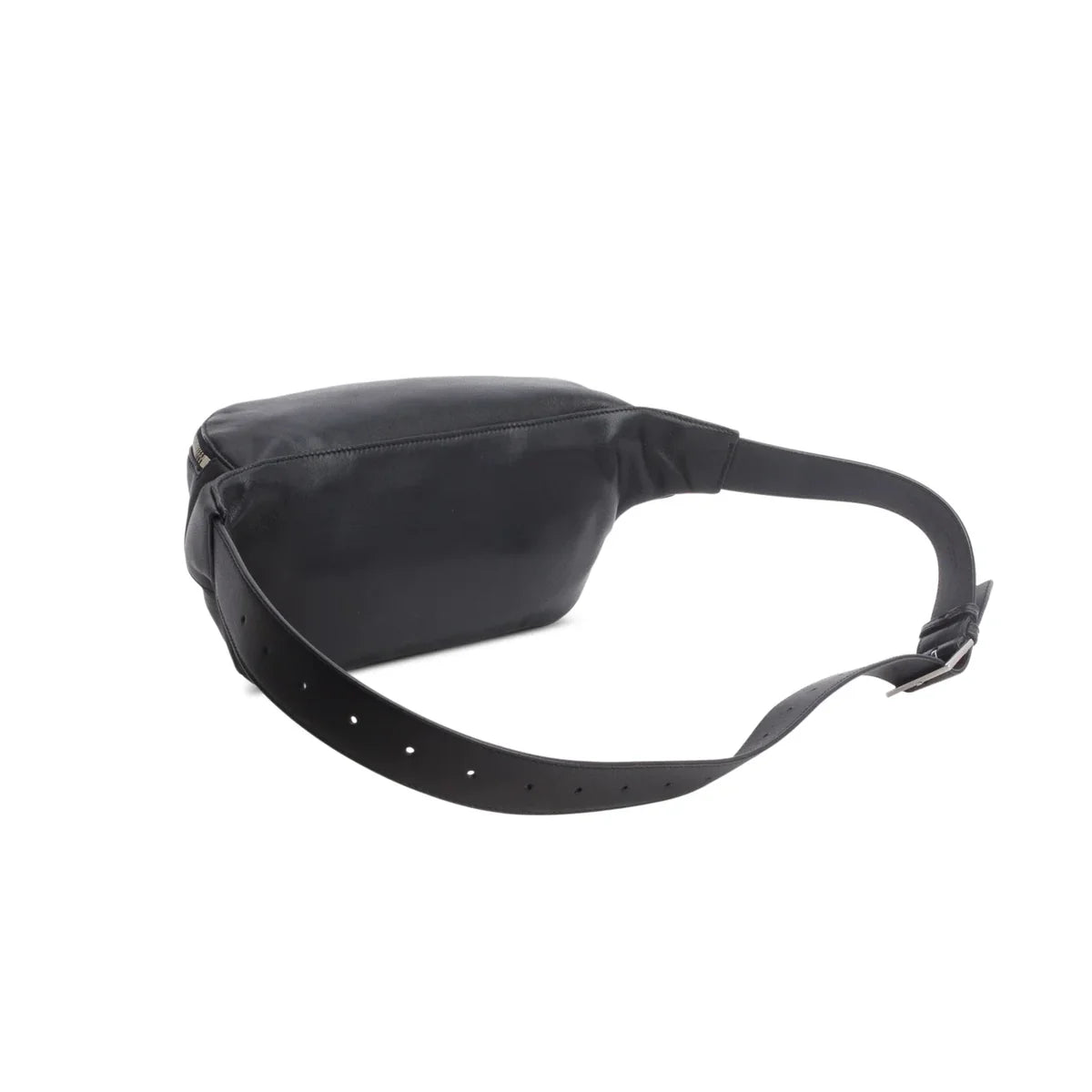 Saint Laurent 2022 Black Calfskin Cassandre Classic Belt Bag