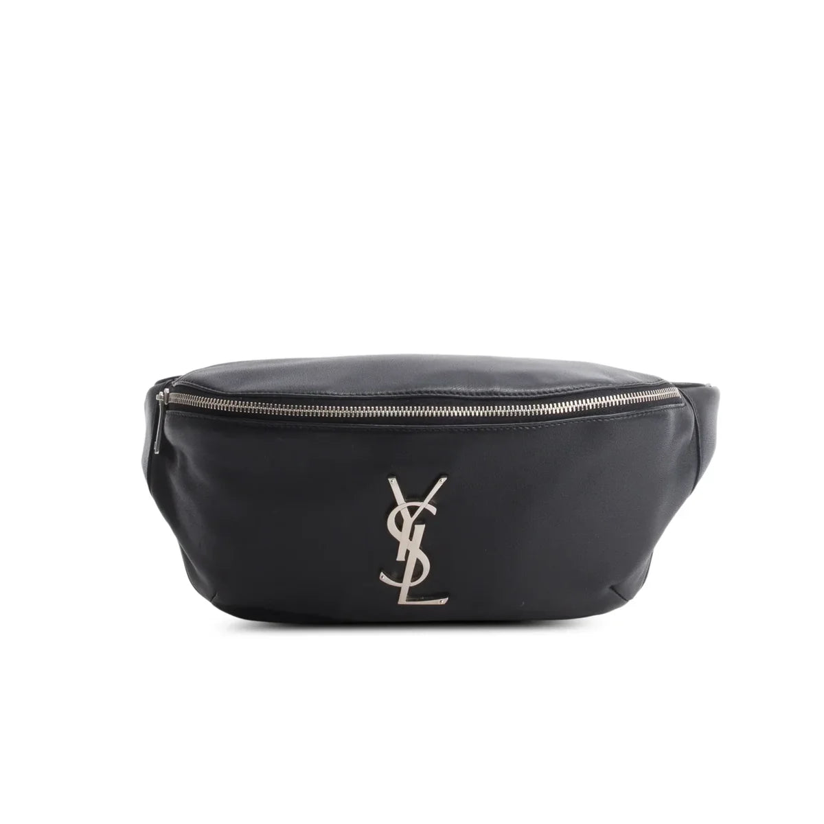 Saint Laurent 2022 Black Calfskin Cassandre Classic Belt Bag