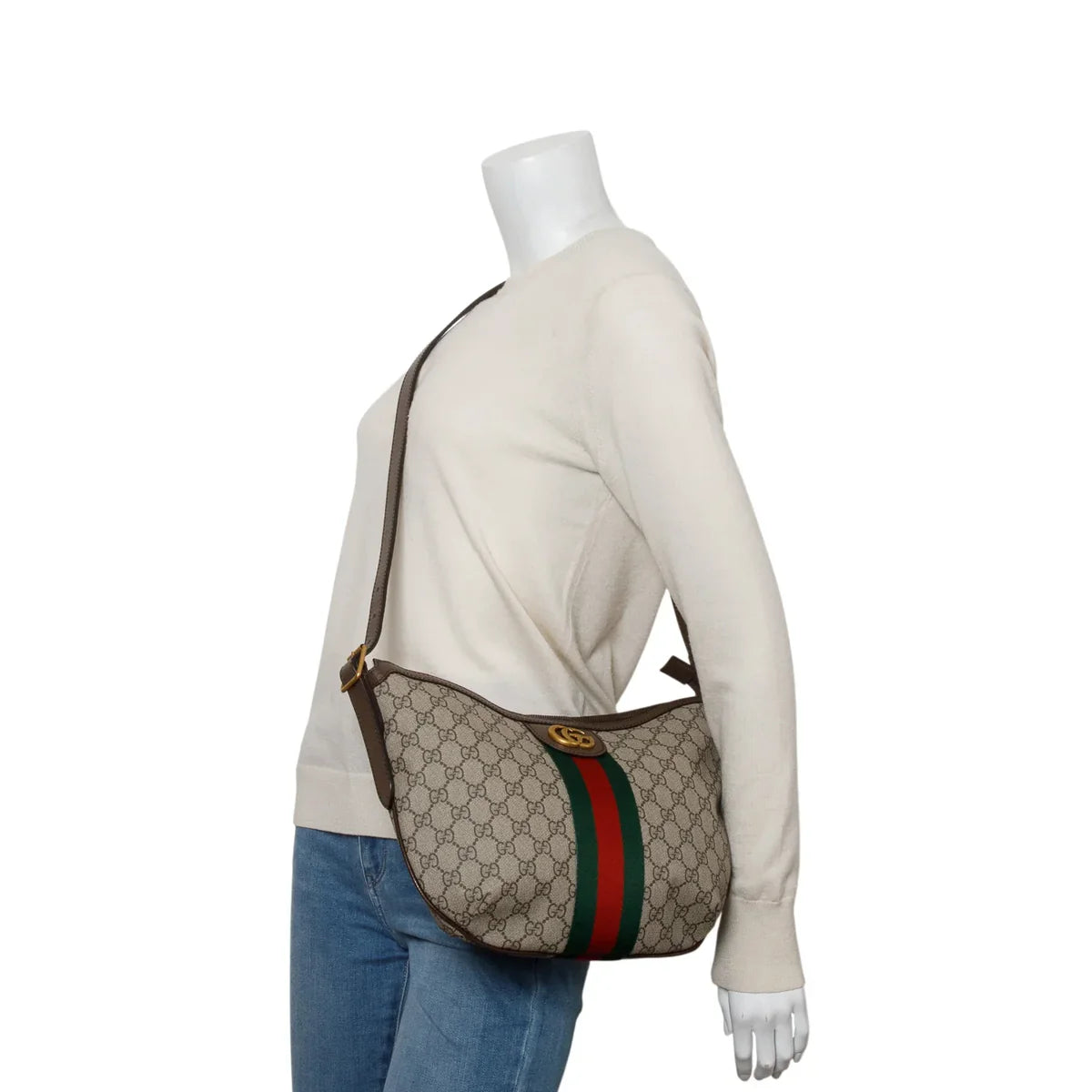 Gucci Soft GG Supreme Web Small Ophidia GG Small Crossbody Bag