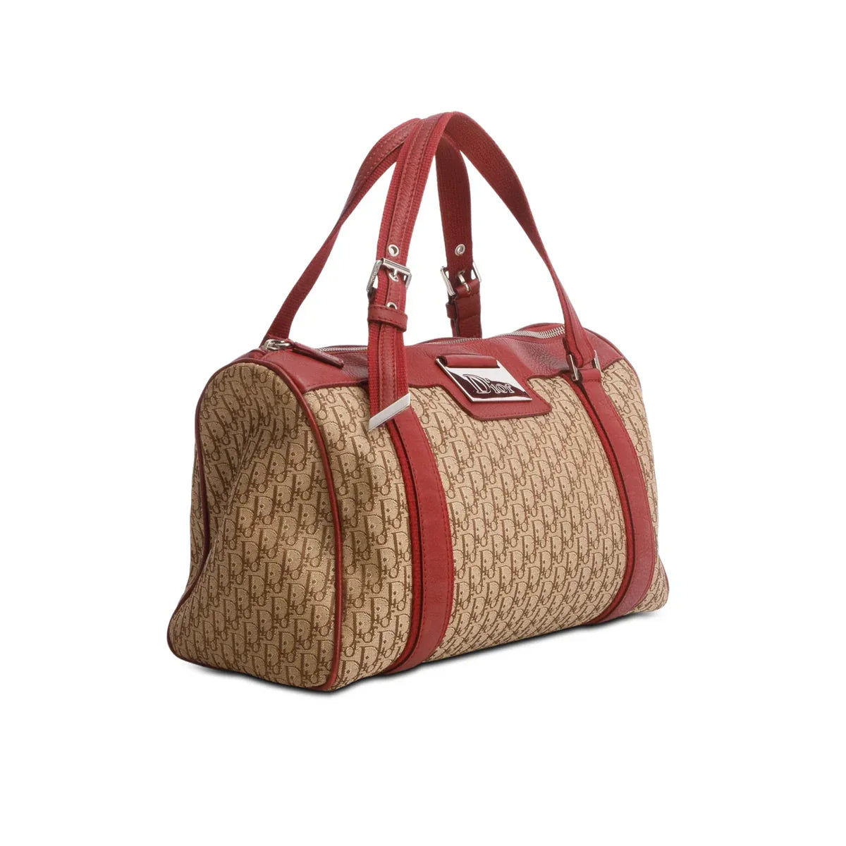 Christian Dior Brown Monogram Street Chic Boston Bag