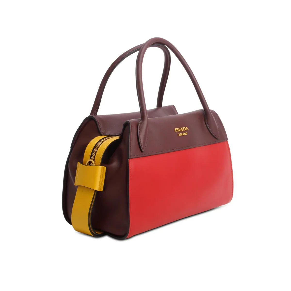 Prada Tri-Color City Calf Ribbon Bag