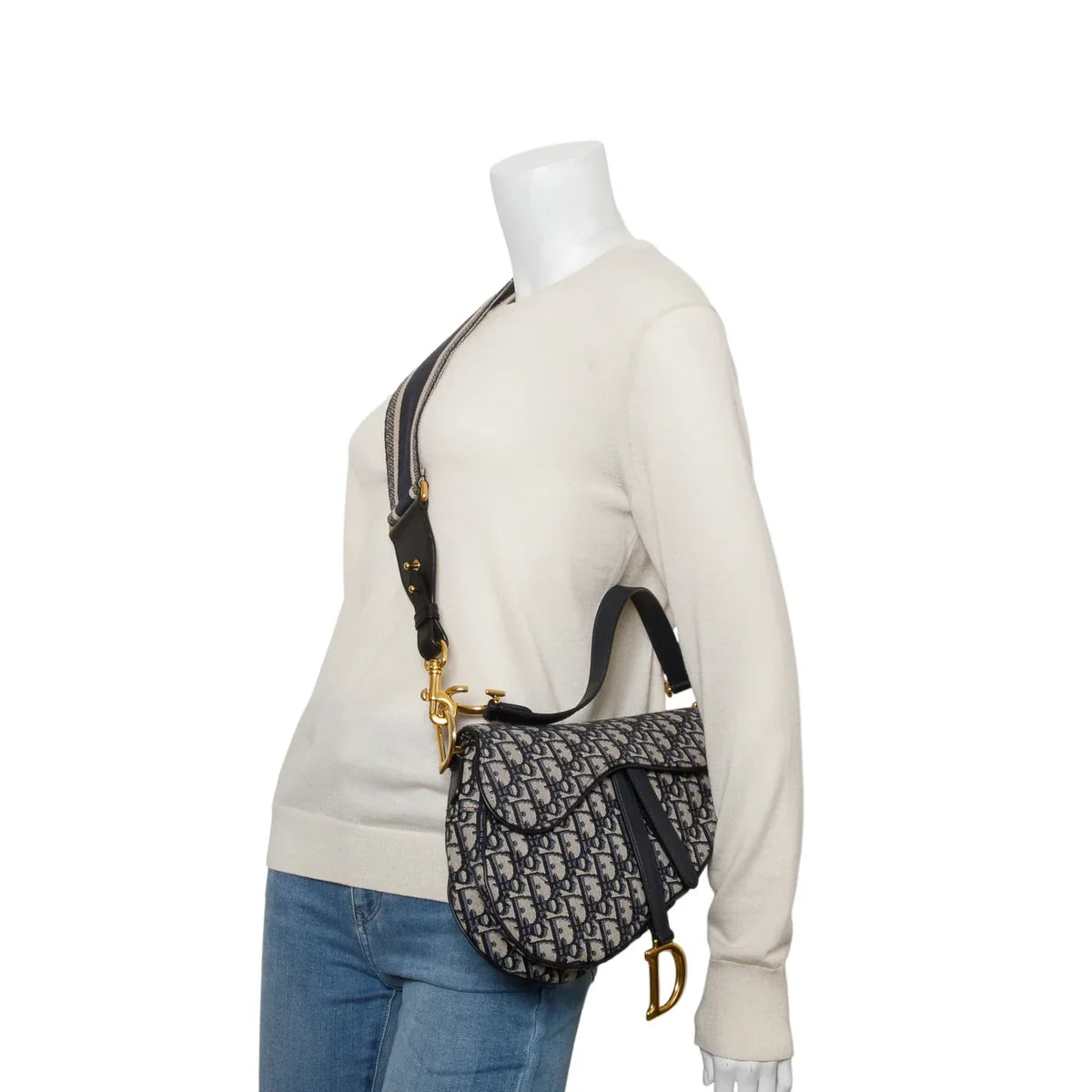 Christian Dior Oblique Medium Saddle Bag