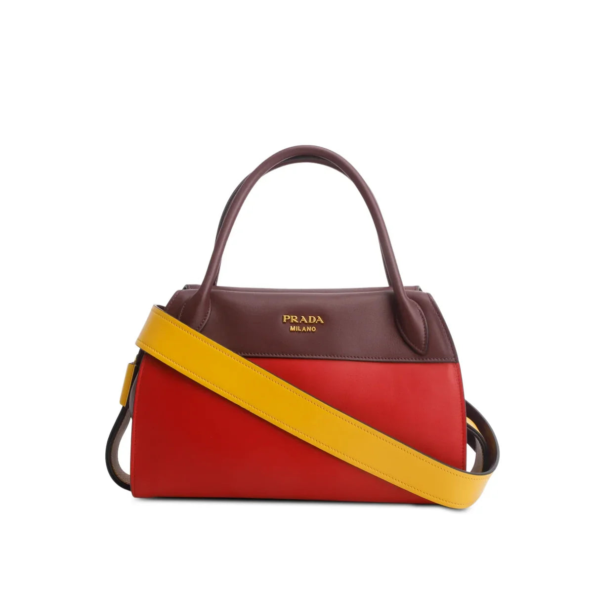Prada Tri-Color City Calf Ribbon Bag