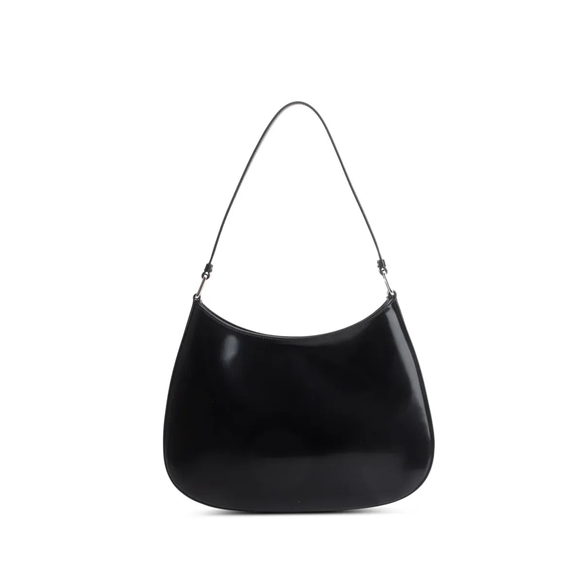 Prada Black Spazzolato Leather Cleo Bag