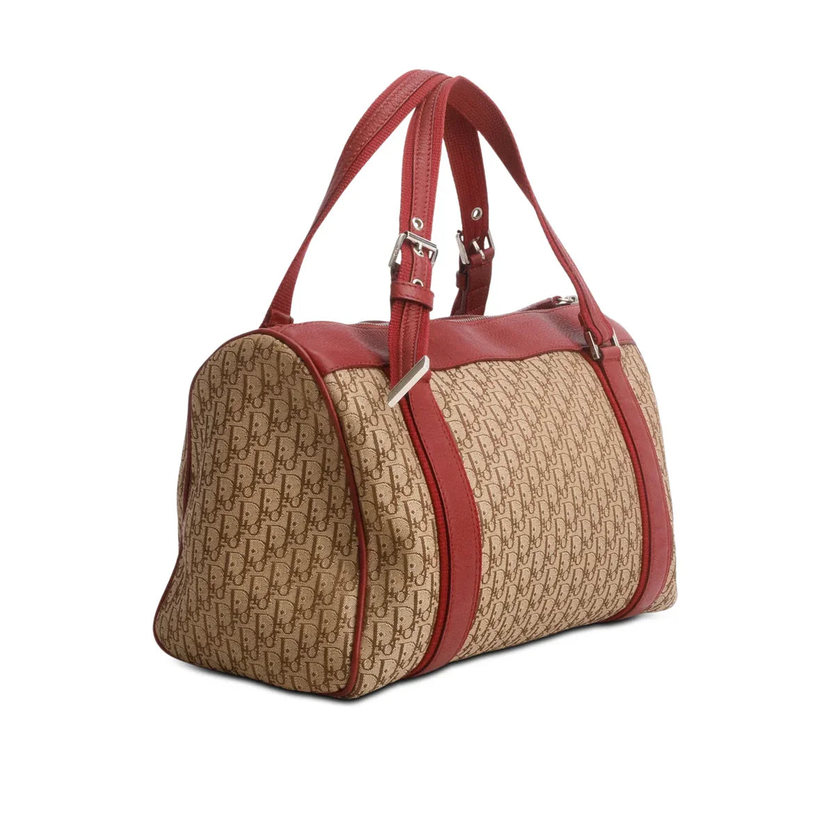 Christian Dior Brown Monogram Street Chic Boston Bag
